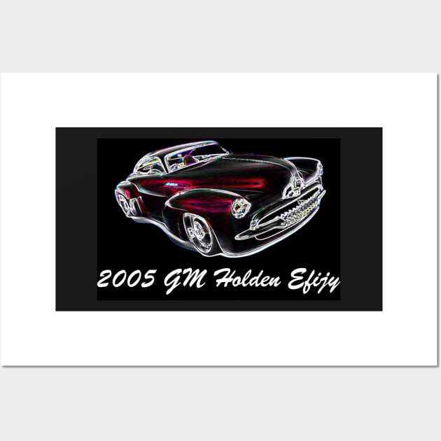 GM Holden Efijy Classic Retro Car Wall Art by CarloVaro